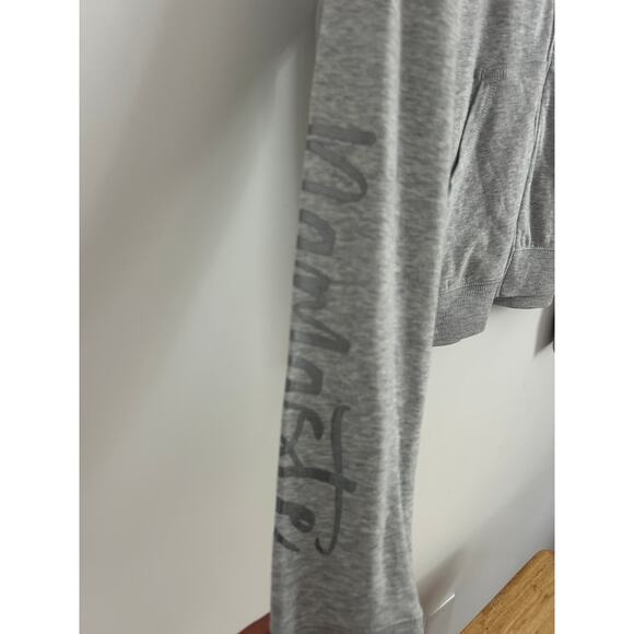 Gaiam Namaste Lightweight Sweatshirt Gray Full Zip Size Small - Picture 3 of 8